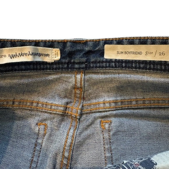 Anthropologie Pilcro Slim Boyfriend Jeans, Sz 26 - Picture 15 of 15